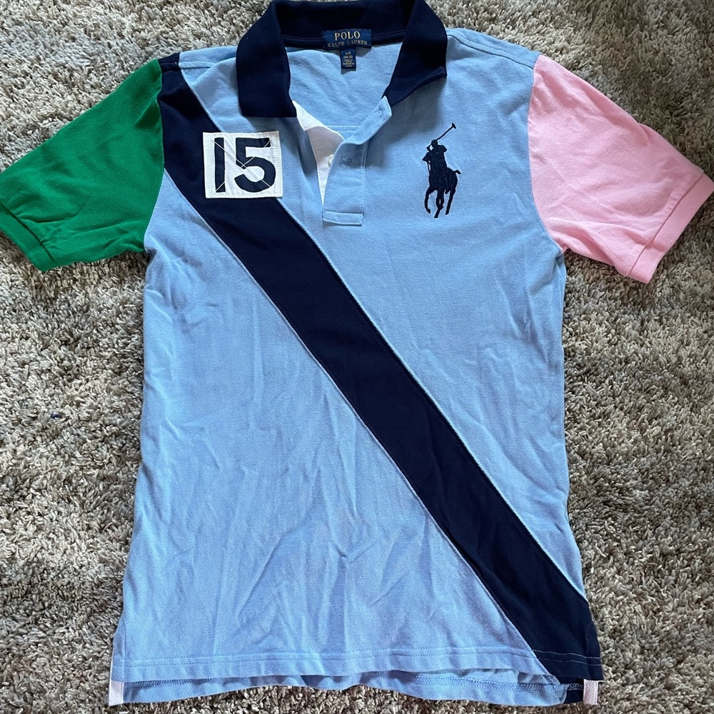 Polo Ralph Lauren Boys Golf Shirt multi-color